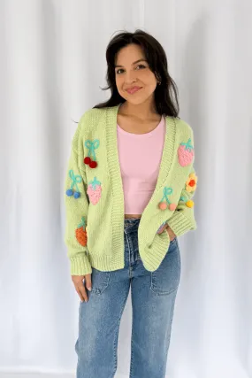 3D Fruit Knit Cardi