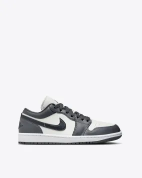 Air Jordan 1 Low Sail 'Dark Grey' Sneaker