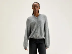 Asedi zip-up cardigan (242 / W / H. GREY)