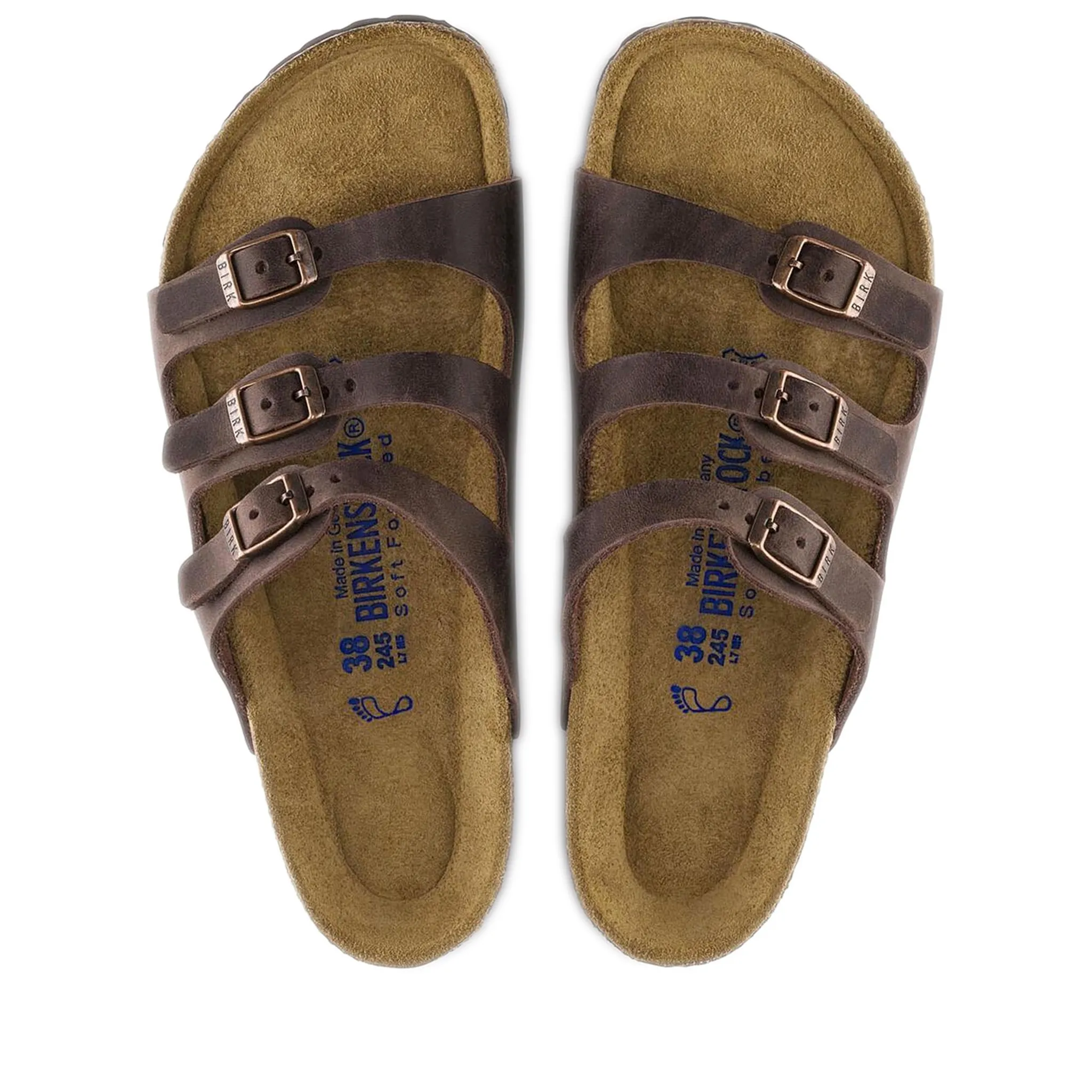 Birkenstock Florida Oiled Leather - Habana