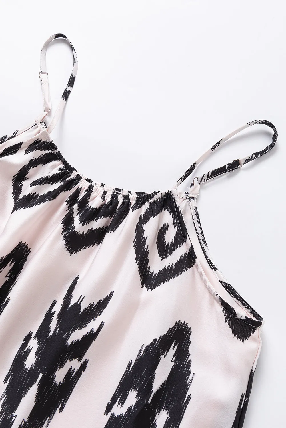 Blue Zone Planet |  Black Western Aztec Printed Vacation Sundress