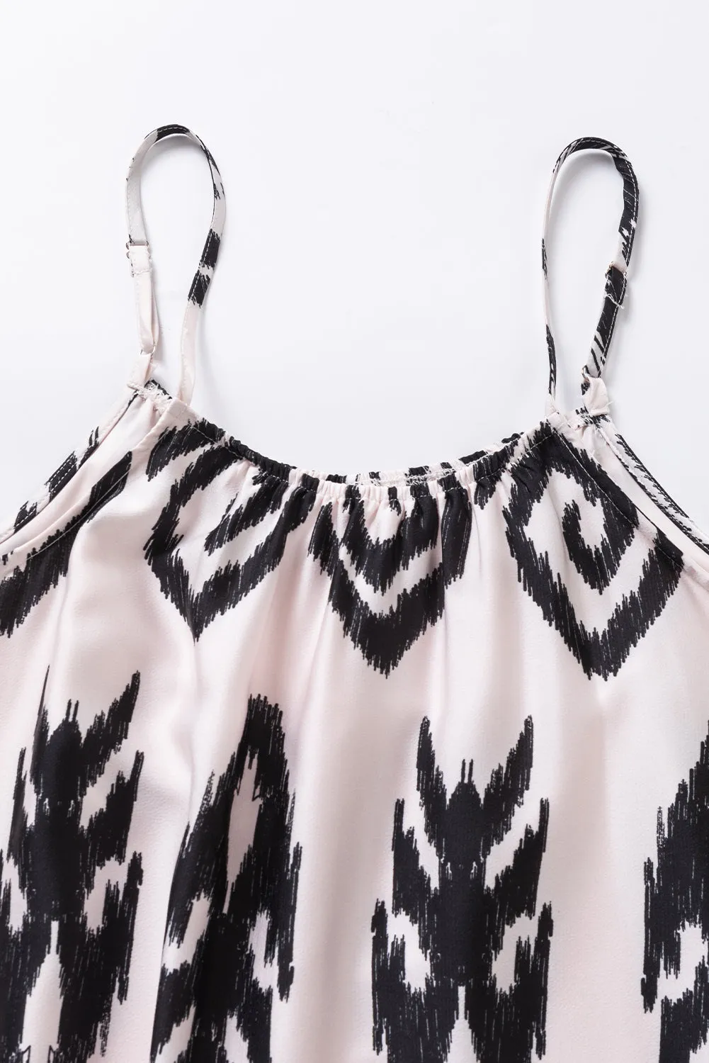 Blue Zone Planet |  Black Western Aztec Printed Vacation Sundress