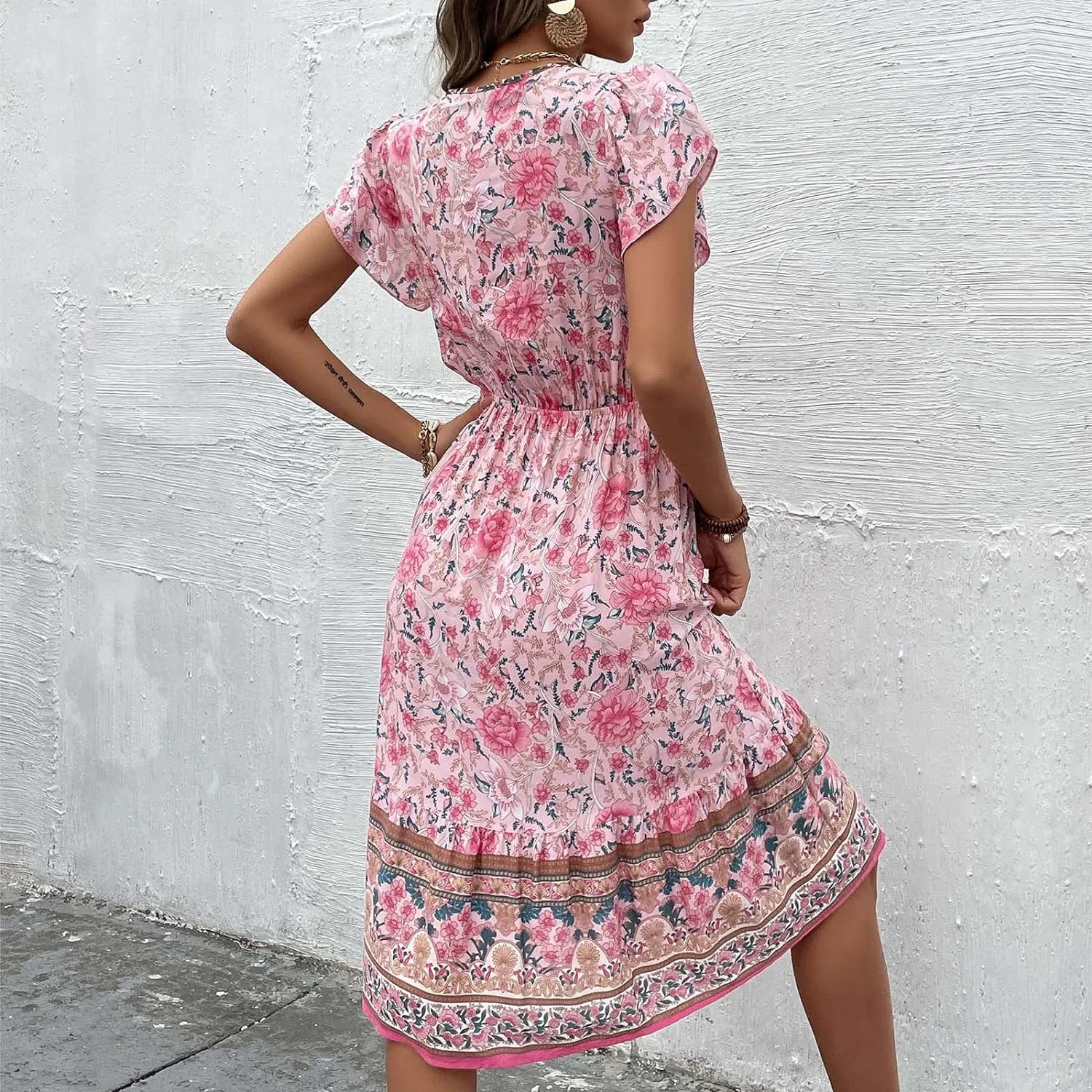 Boho Hawaii Mini Dress