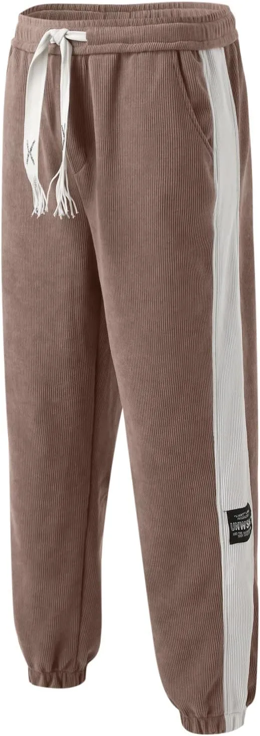 Cargo Sweatpants for Men Trousers Cargo Pants for Men Relaxed Fit Casual Slim Beach Work Streetwear Khaki Baggy Pants