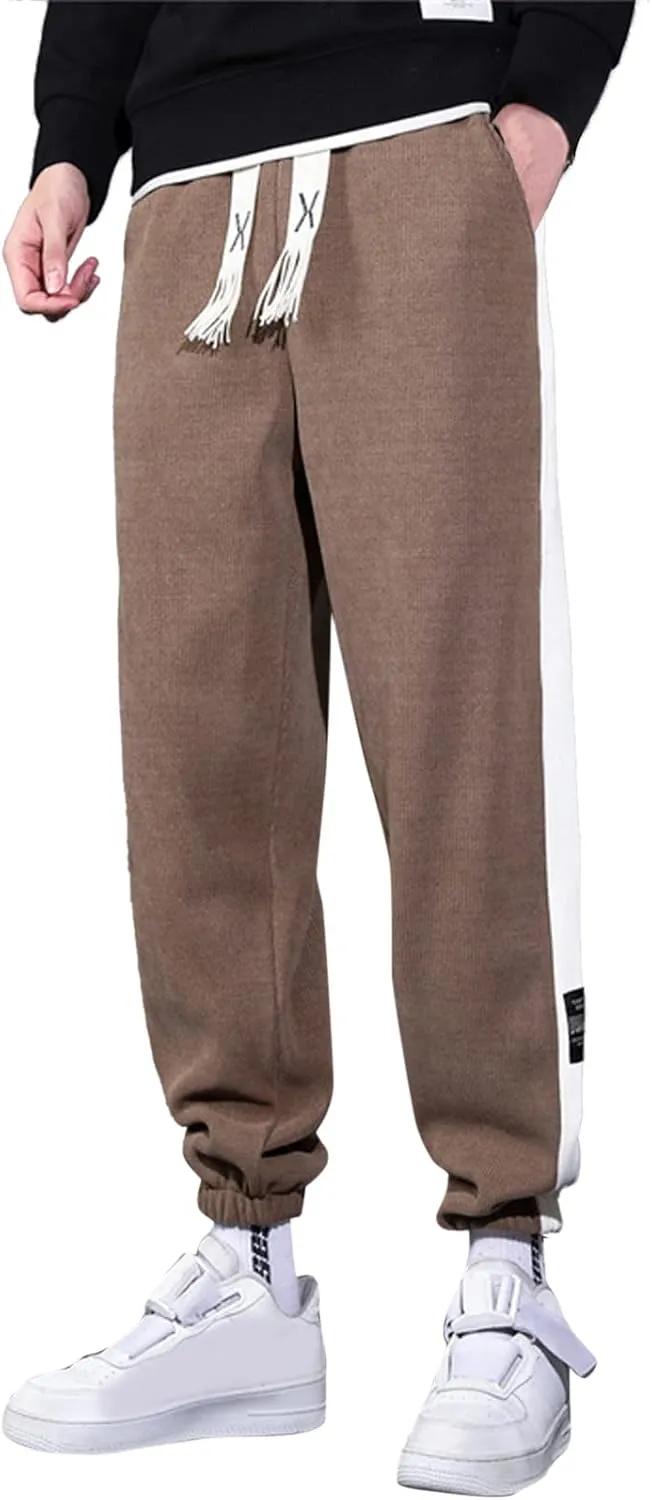 Cargo Sweatpants for Men Trousers Cargo Pants for Men Relaxed Fit Casual Slim Beach Work Streetwear Khaki Baggy Pants