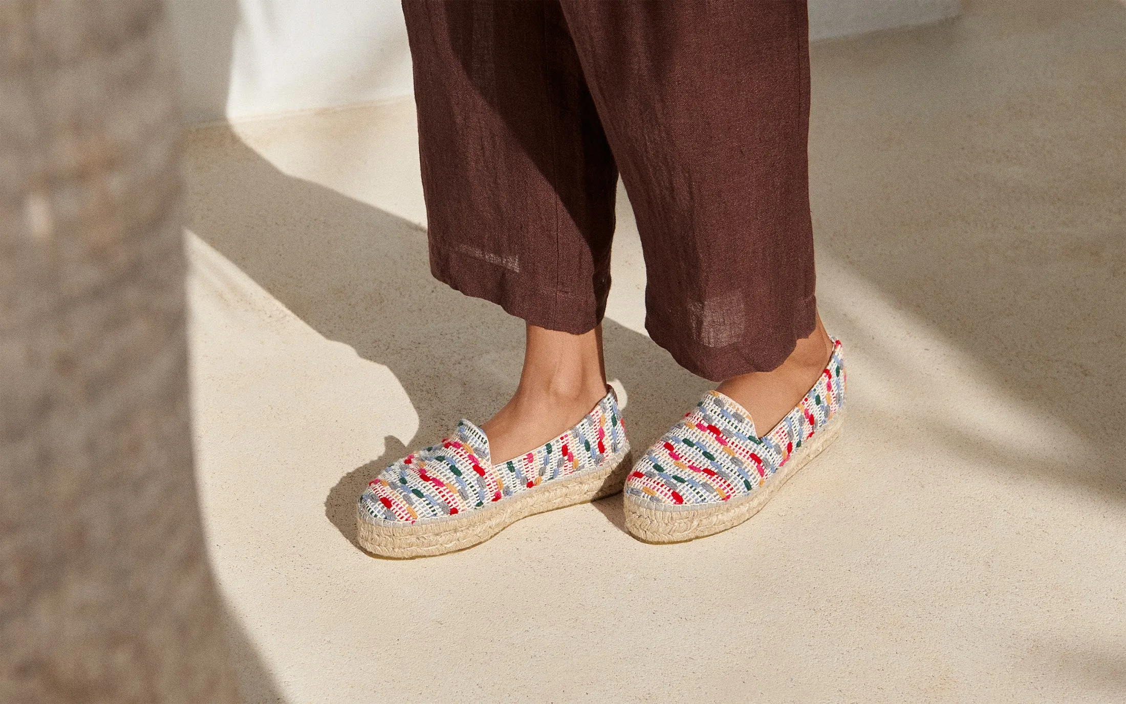 Cotton Jaquard Double Sole Espadrilles - G05D0 - Yucatán Multicolor Stripes
