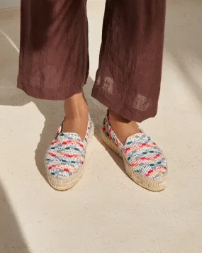 Cotton Jaquard Double Sole Espadrilles - G05D0 - Yucatán Multicolor Stripes