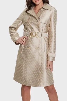 Dilatta logo regular fit arched ladies trench coat w3YL03WFIR2 F05o