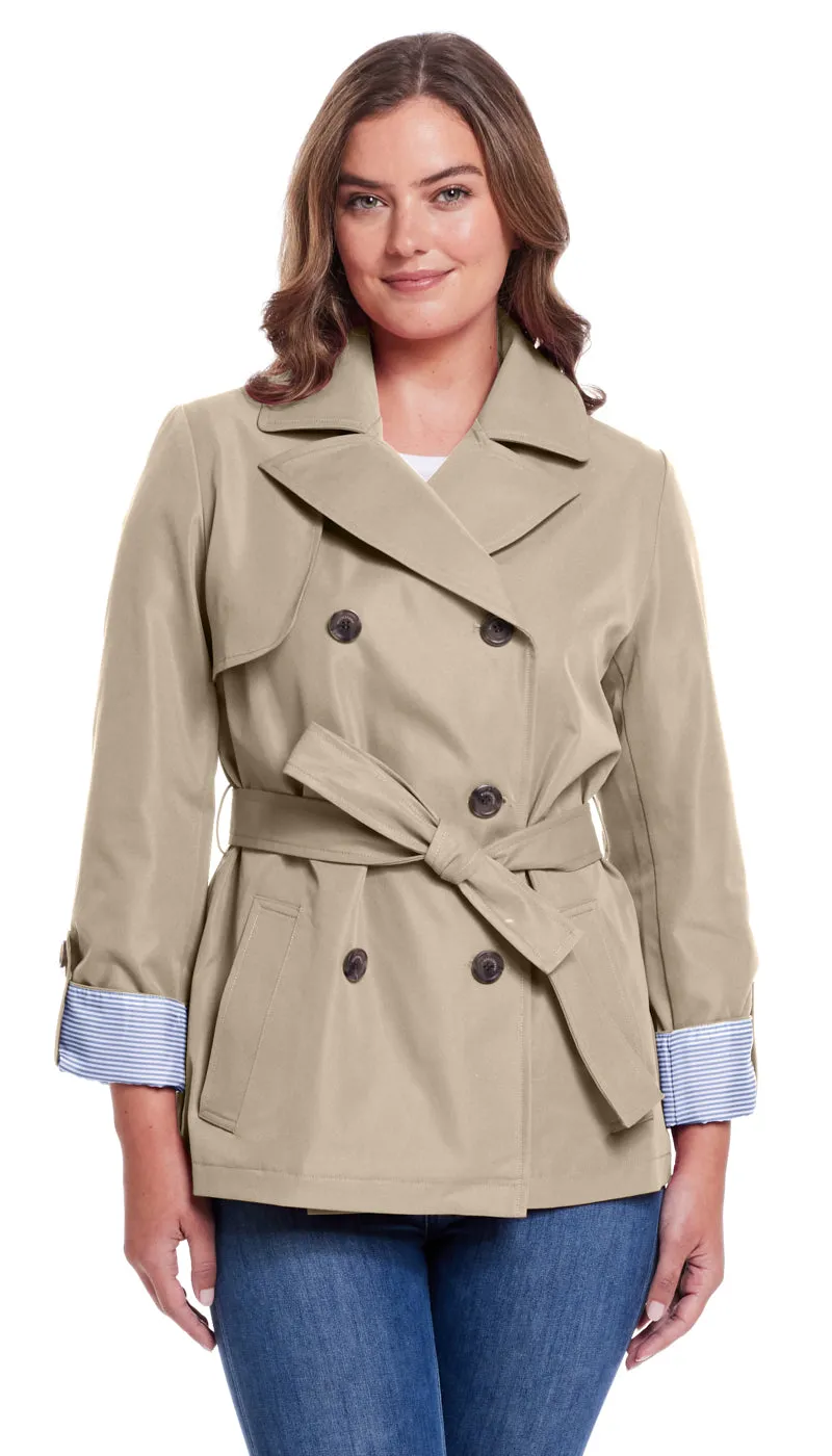 DOUBLE BREASTED TRENCH