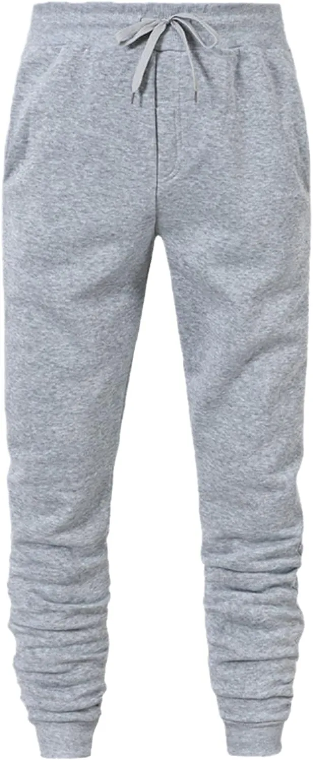 FZVYD Pleated Pants for Men Mens Casual Elastic Drawstring Cargo Pants Lightweight Relaxed Fit Cotton Workout Sweatpants 2023