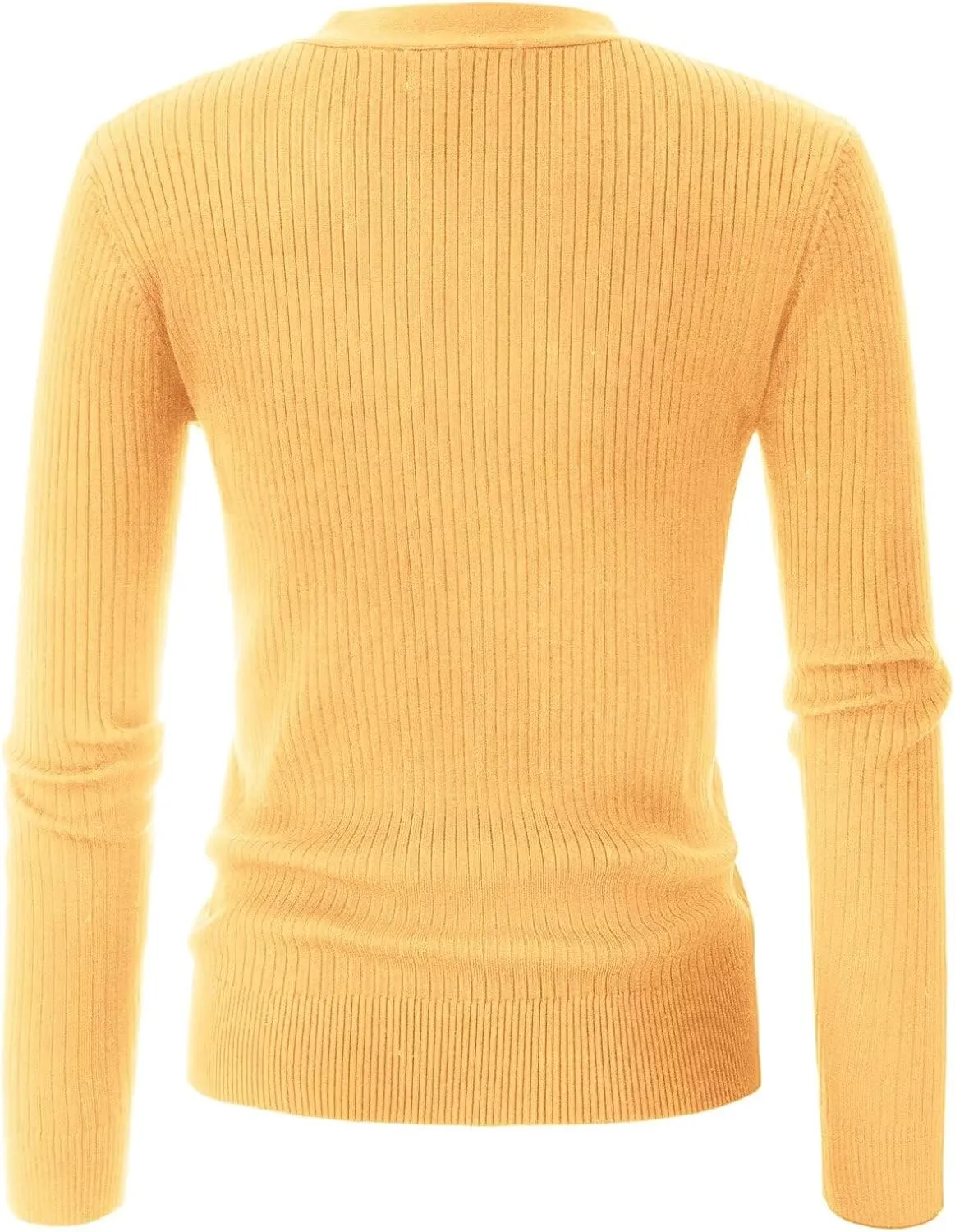 GRACE KARIN Women's Button Up V Neck Long Sleeve Soft Basic Knit Cardigan Sweater