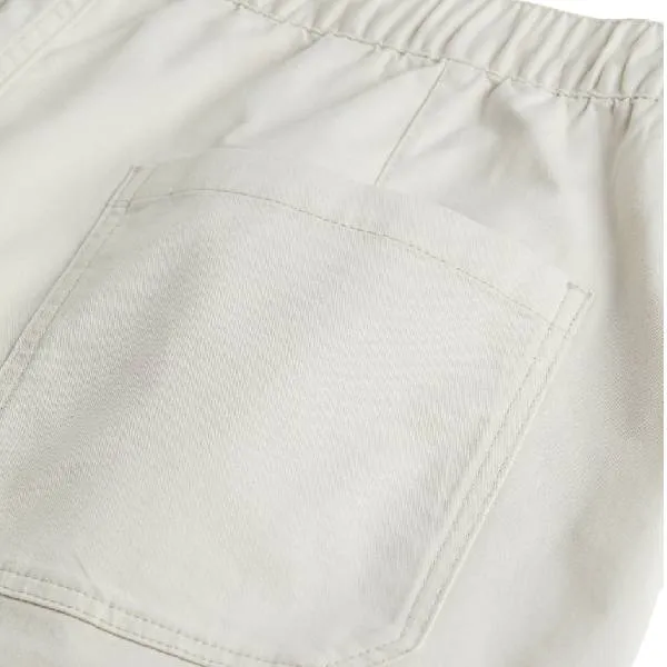 H&M Relaxed Fit Twill Pull-on Pants, light beige
