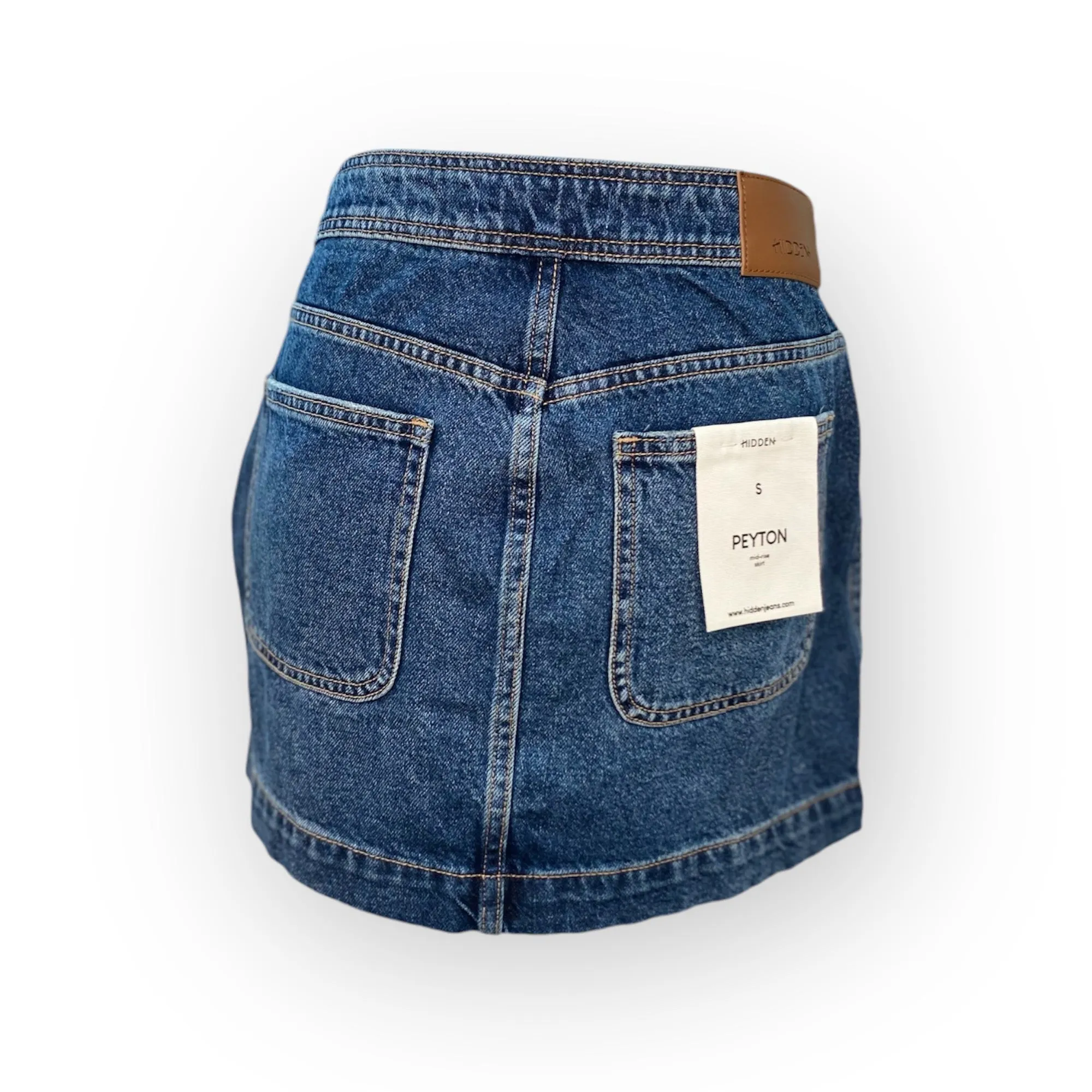 HIDDEN PEYTON MID-RISE SKIRT