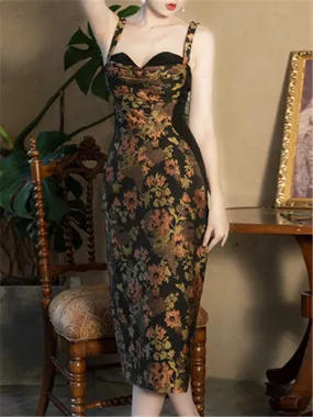 LANFUBEISI Lace Beach Summer Sexy Runway Dress Sundress Chic Sleeveless Backless  Boho Embroidery Dresses for Women Loose Party Woman
