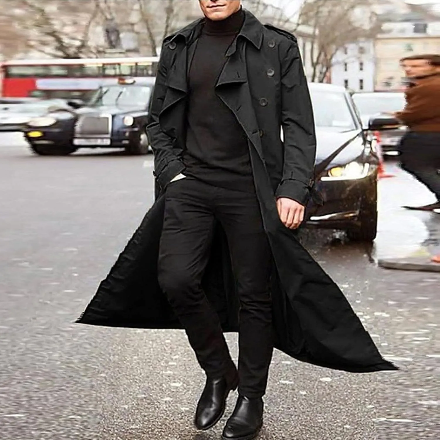 LCMTWX Coats for Men Cottonpadded Jacket Stand Collar Knitted Splice Sweater Coat Casual Men's Thicken Warm Winter Coat
