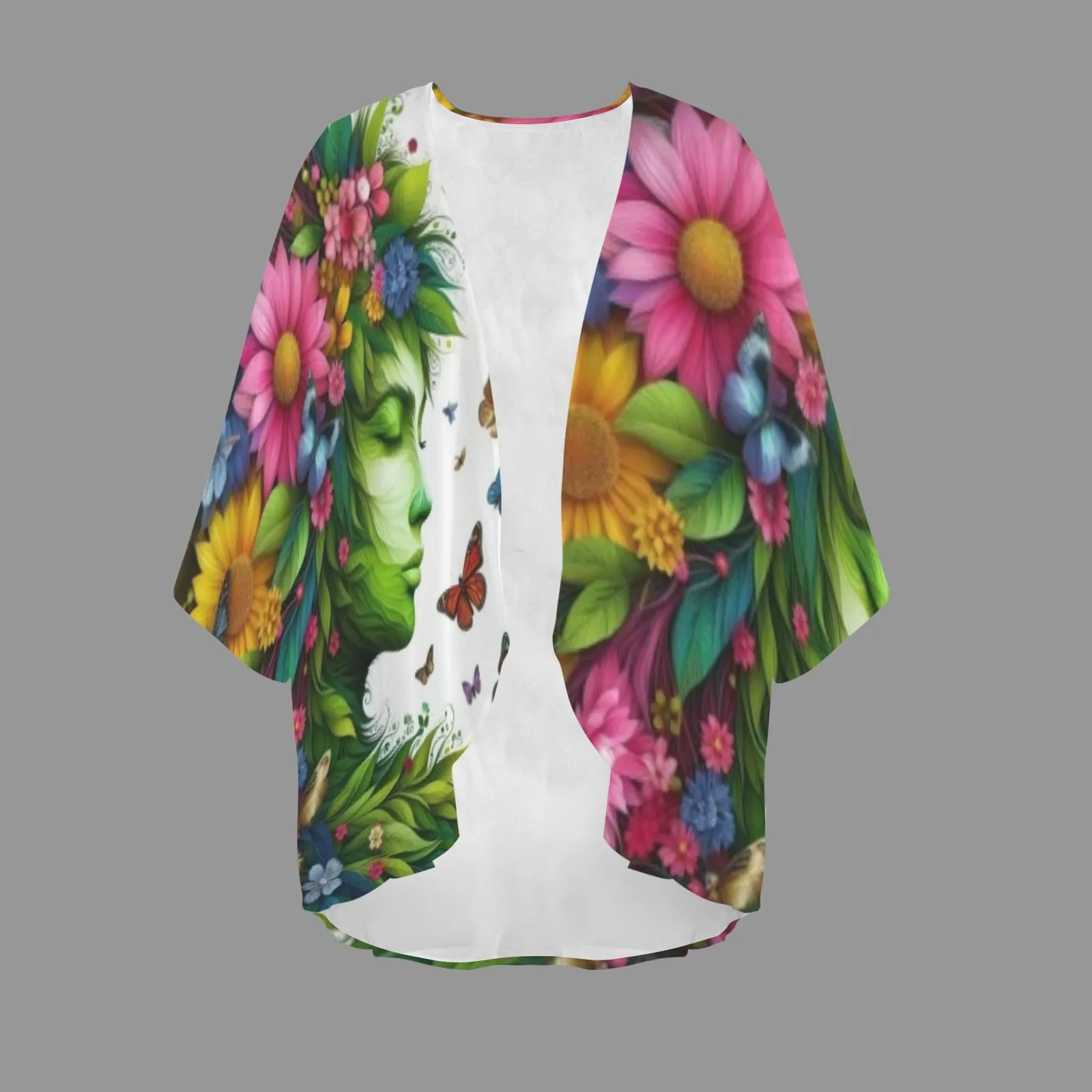 Leaf Goddess Angela Bathing Suit Cover, Tunic