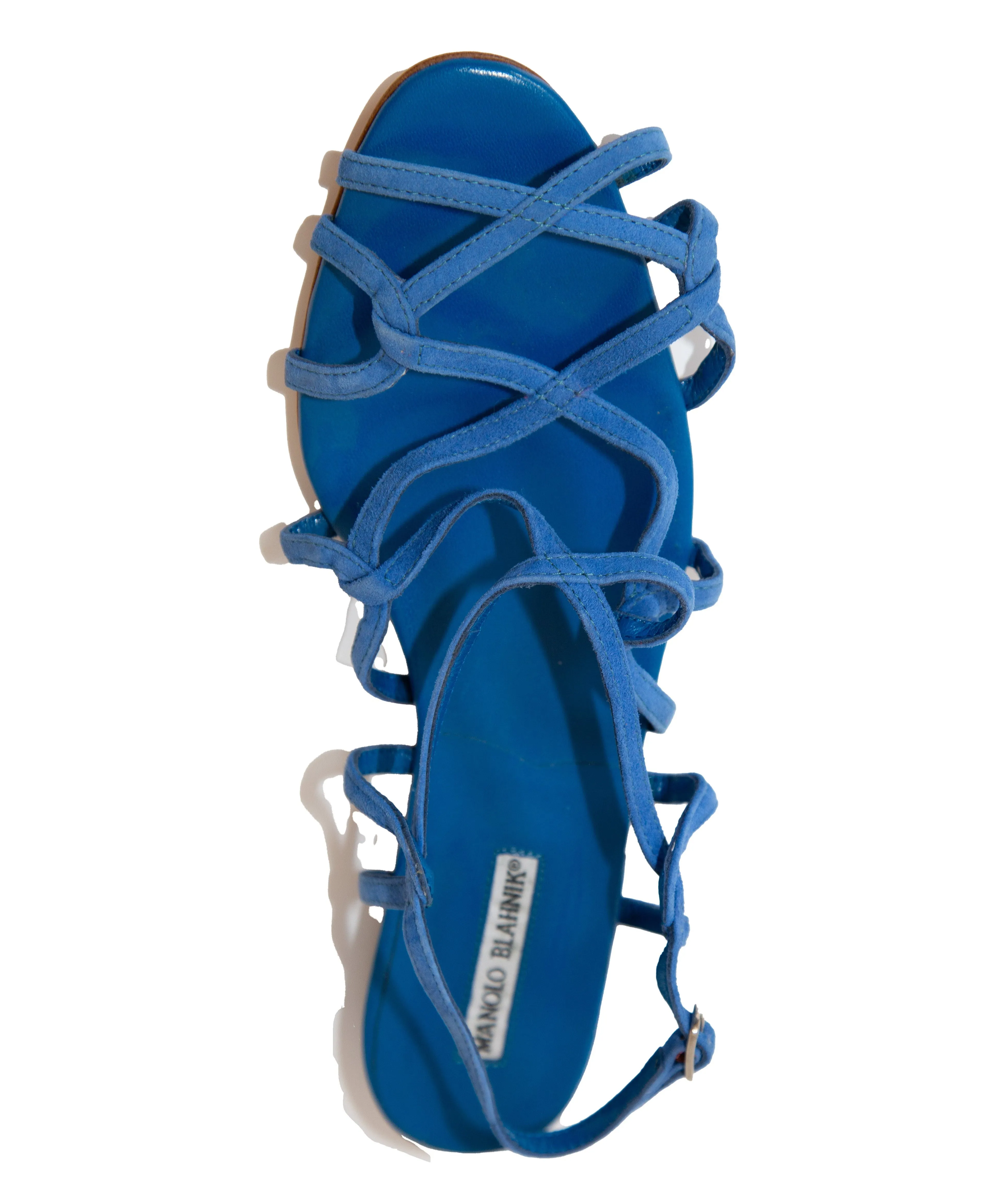Manolo Blahnik Blue Sandals