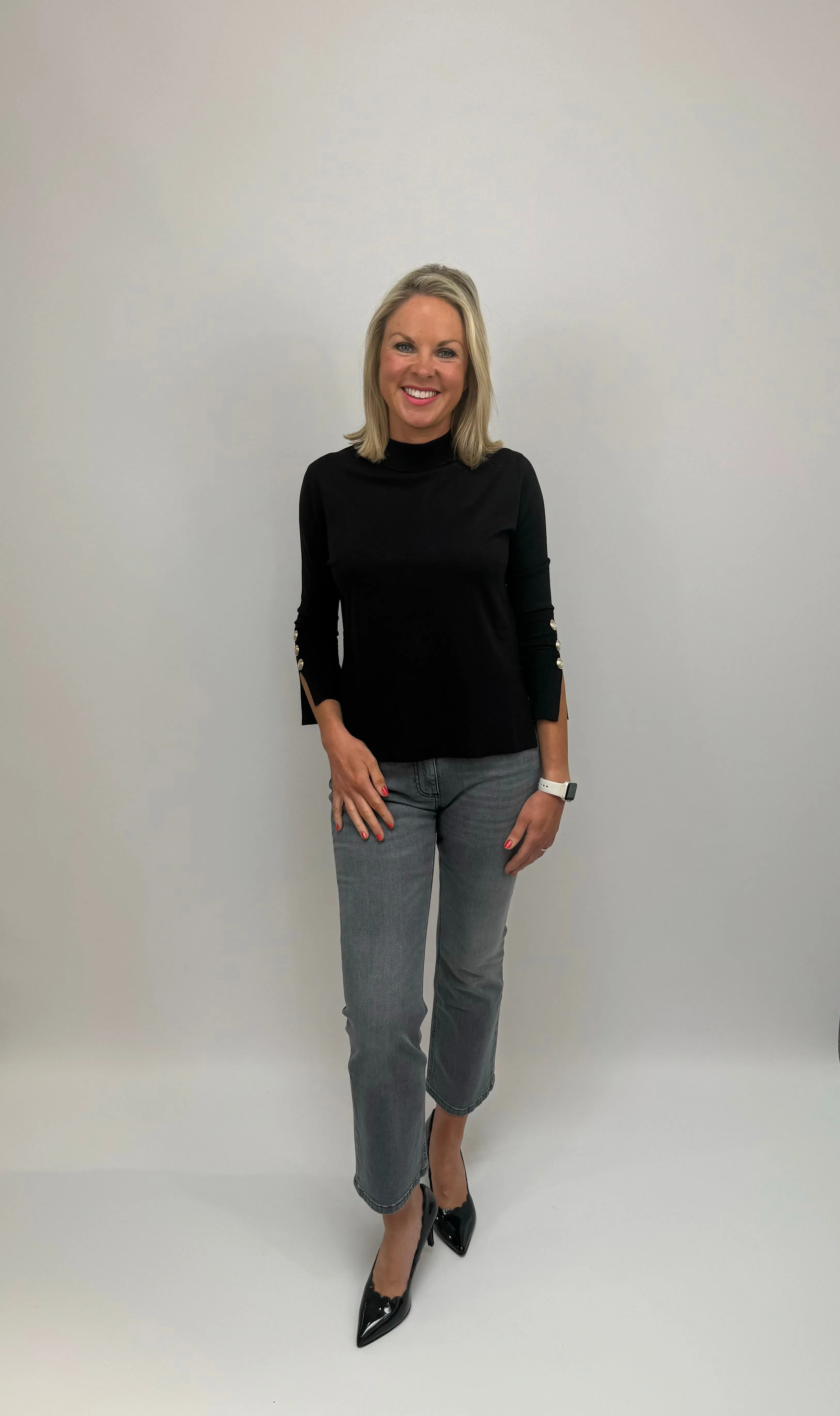 MARELLA Grey Cropped Jeans