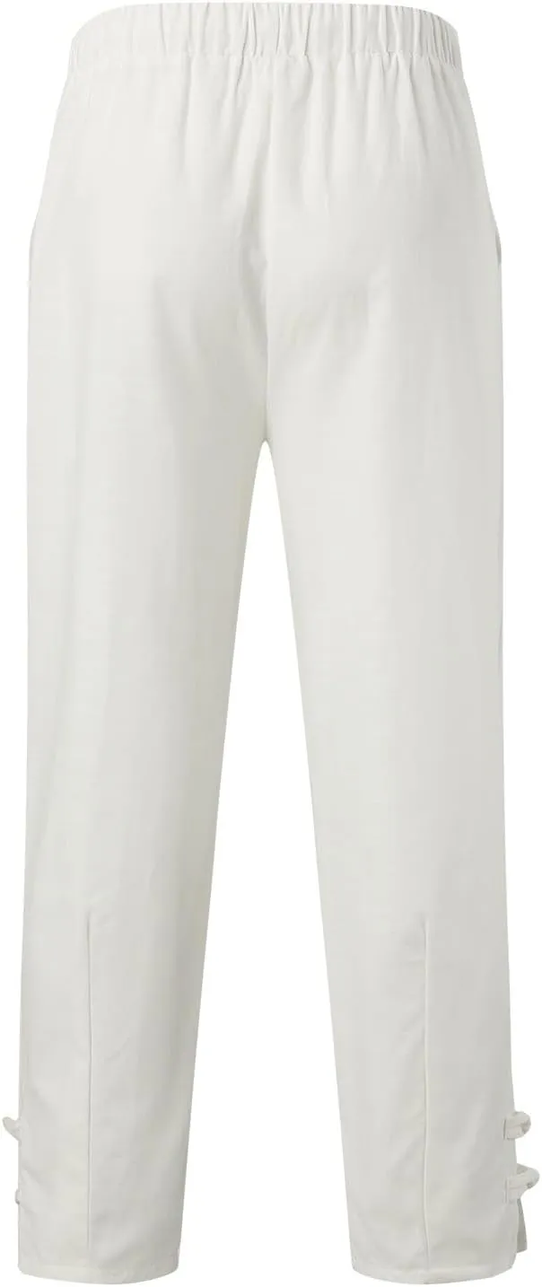 Men's Casual Pants Elastic Waist Joggers Running Workout Gym Joggers Golf Pants Leisure and Daily Wear Trousers