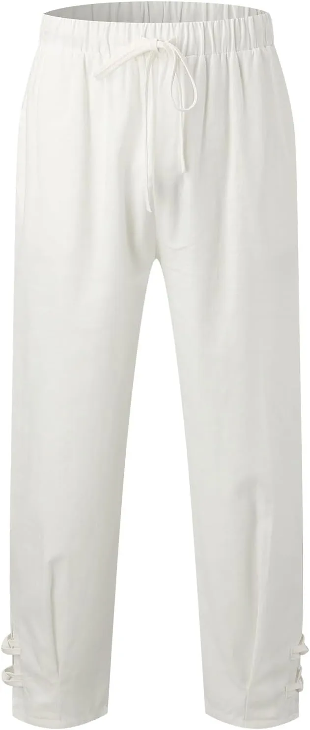 Men's Casual Pants Elastic Waist Joggers Running Workout Gym Joggers Golf Pants Leisure and Daily Wear Trousers
