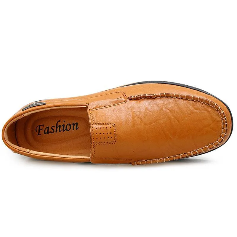 Men's Faux Leather Moccasin Italian Loafers