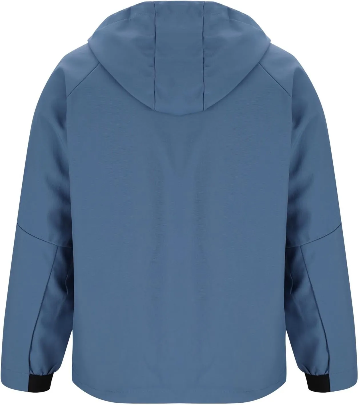 Mens Rain Jacket Waterproof Raincoat with Hooded Lightweight Windbreaker Soft Shell Hiking Coat for Travel