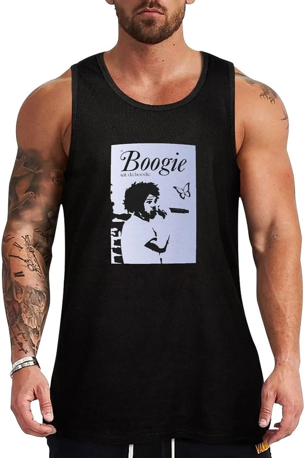 Men's Stretchy Sleeveless Shirt Comfortable Athletic Tank Flexible Tank