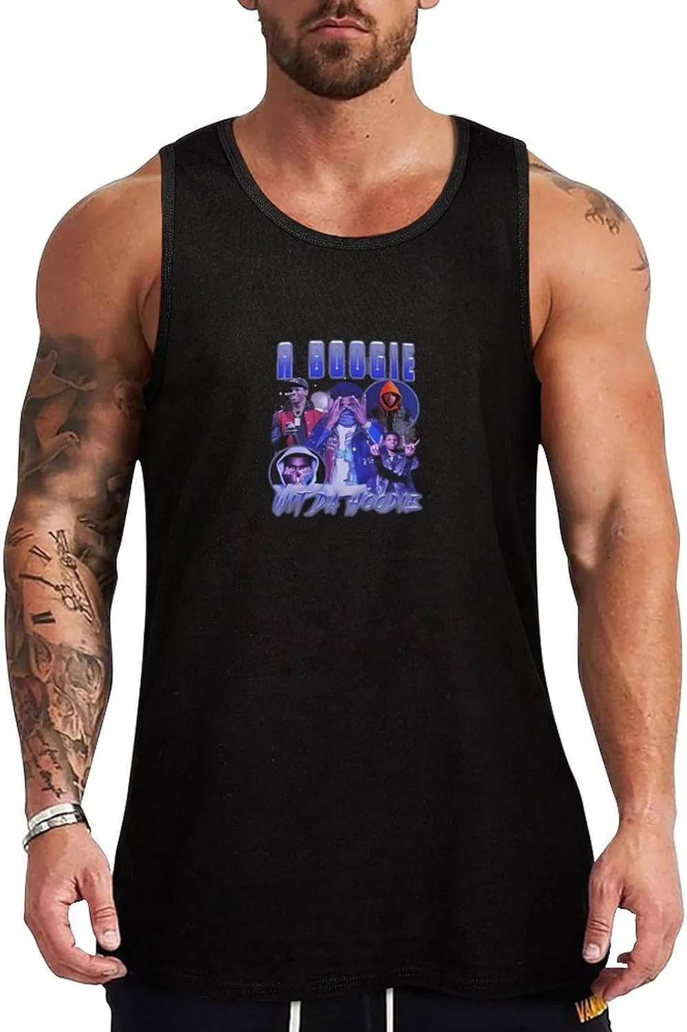 Men's Stretchy Sleeveless Shirt Comfortable Athletic Tank Flexible Tank