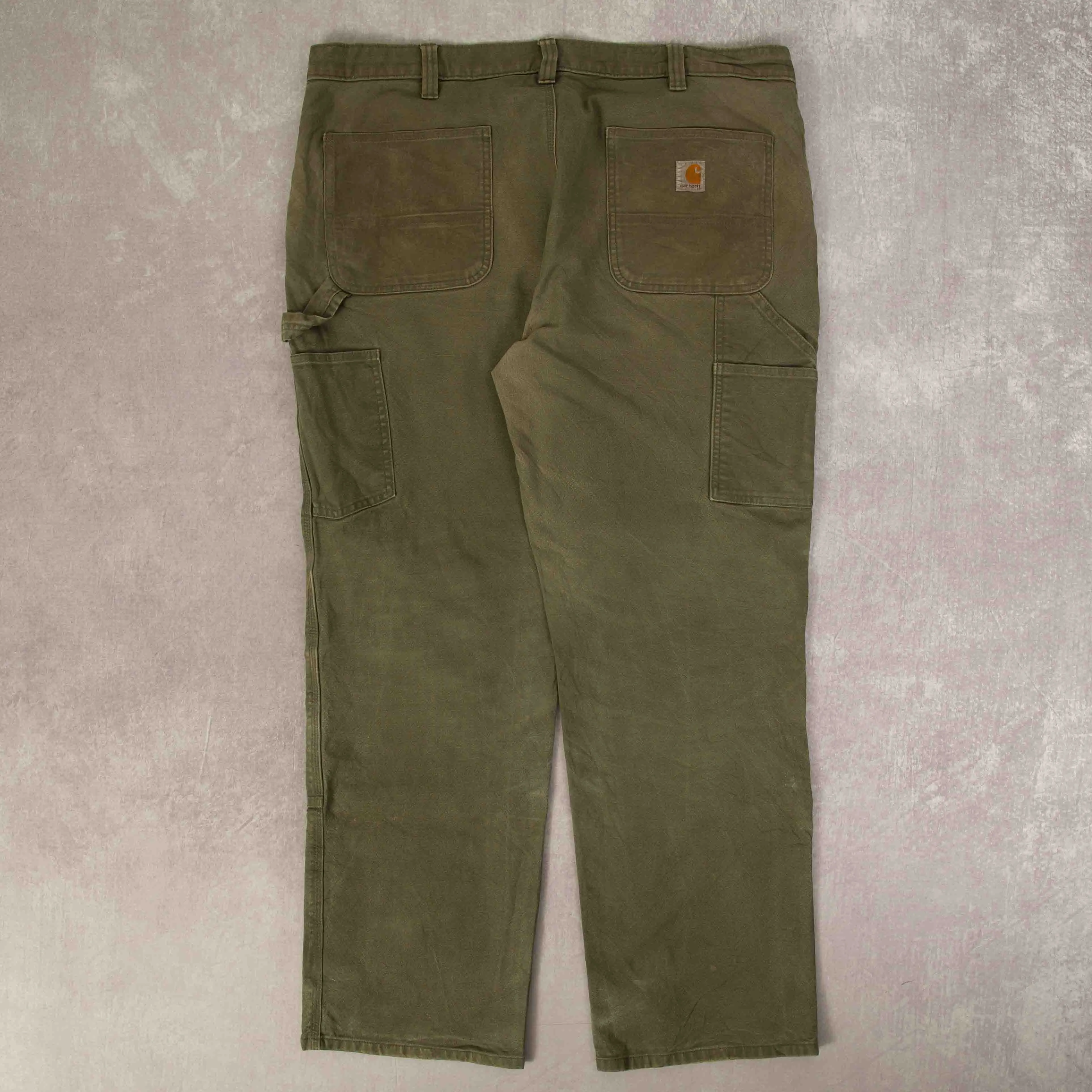 MEN'S VINTAGE CARHARTT RELAXED CARPENTER  TROUSERS - W38 X L31