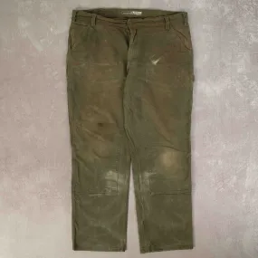 MEN'S VINTAGE CARHARTT RELAXED CARPENTER  TROUSERS - W38 X L31