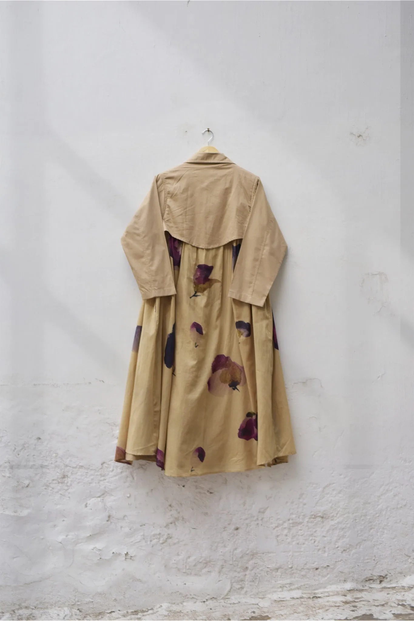 Oatmeal Trench dress