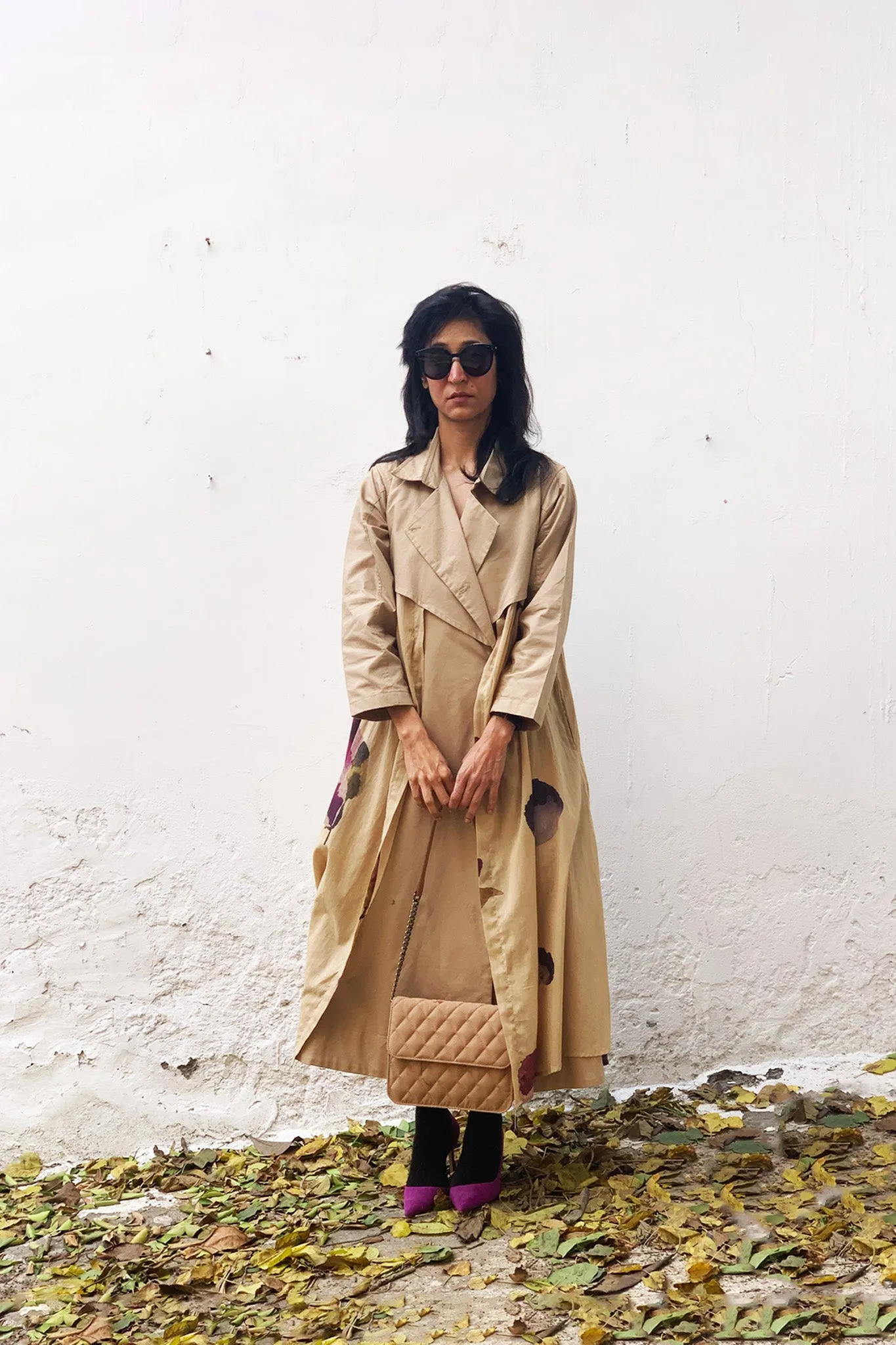 Oatmeal Trench dress
