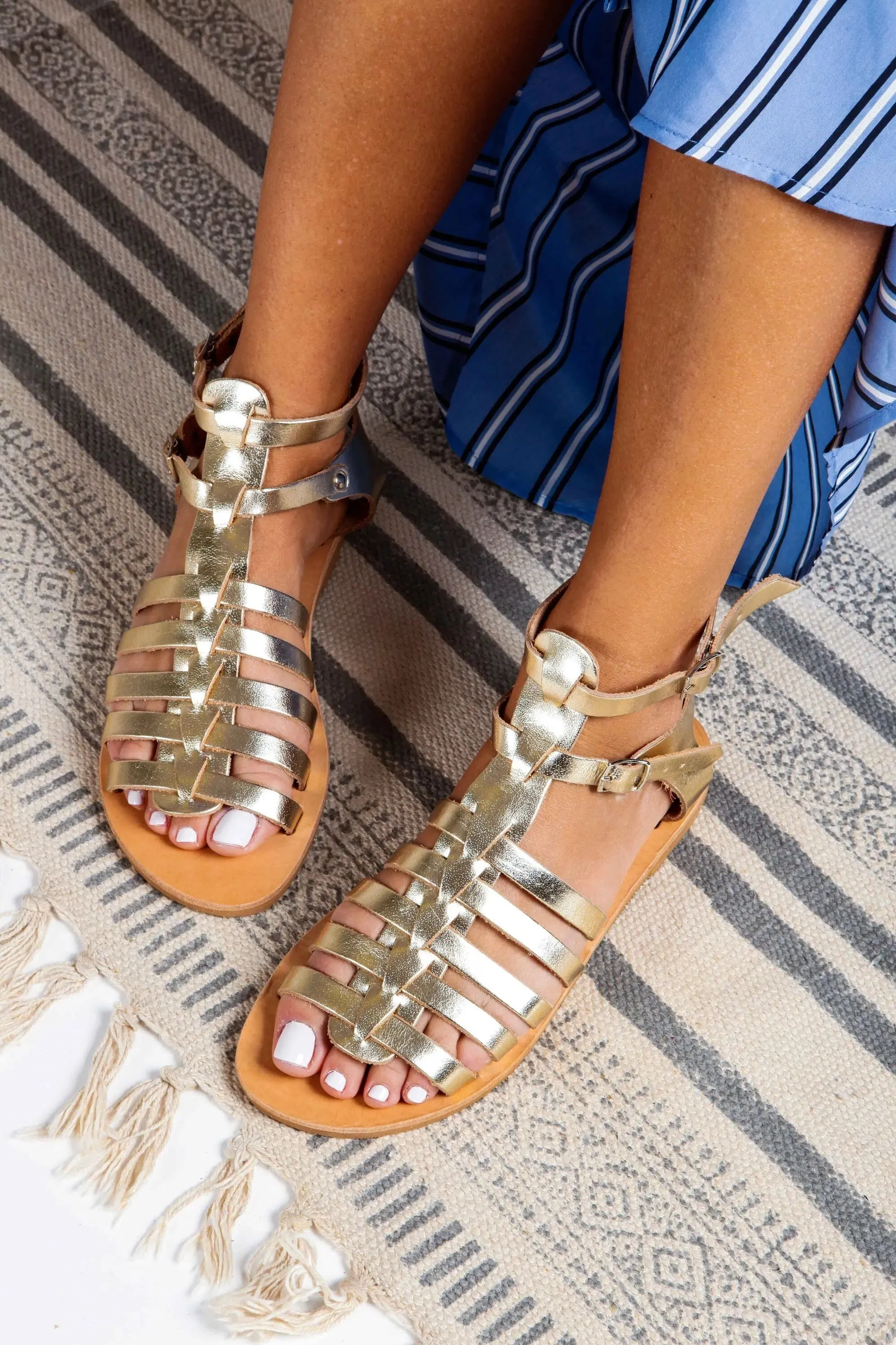 OLYMPE Handmade Greek Sandals
