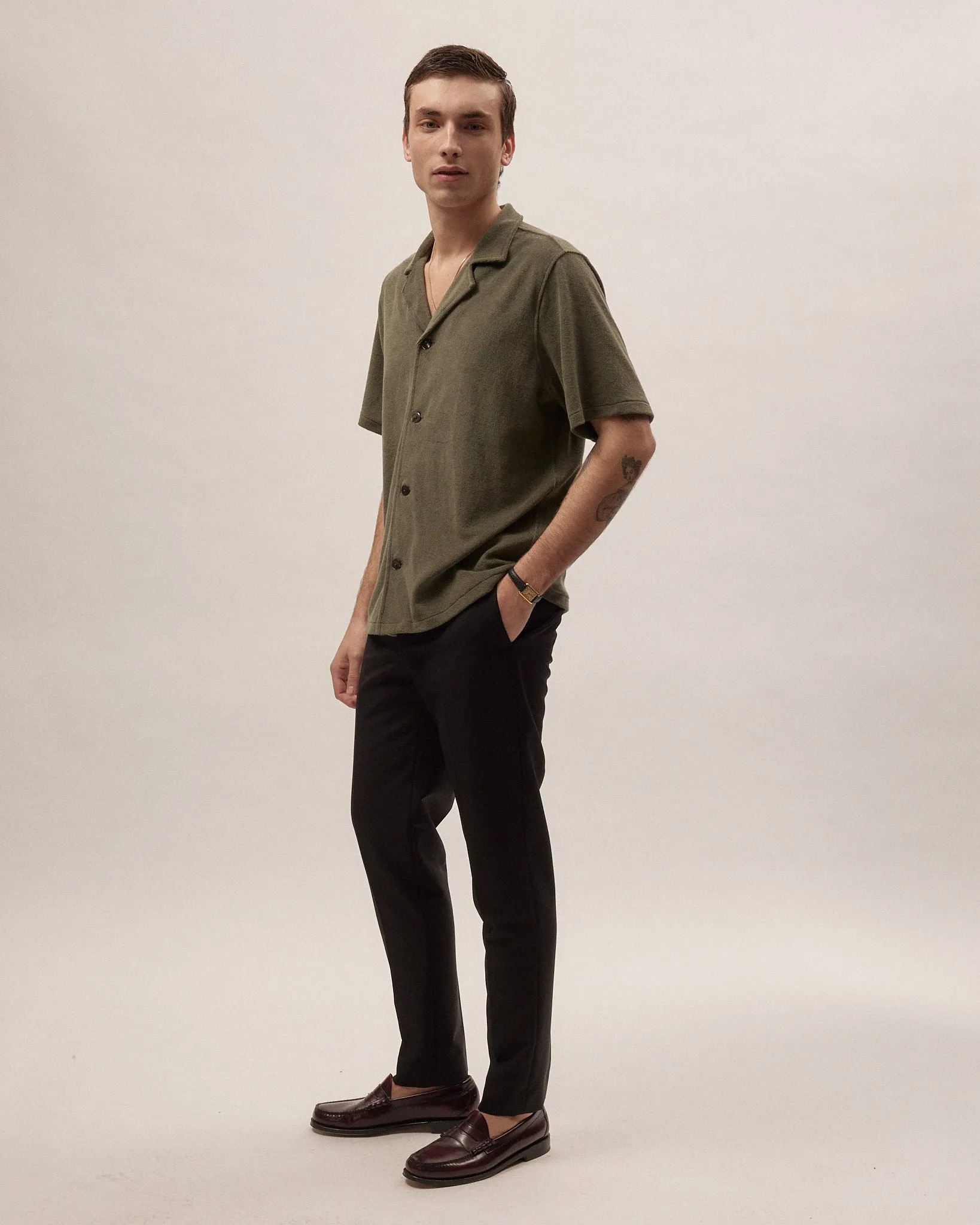 Paolo - Black - Wool & Mohair