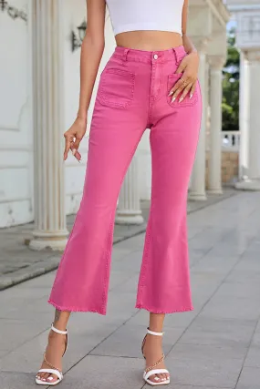 Pink Flare Jeans