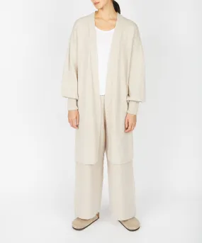 Raven Jersey Cardigan Bone