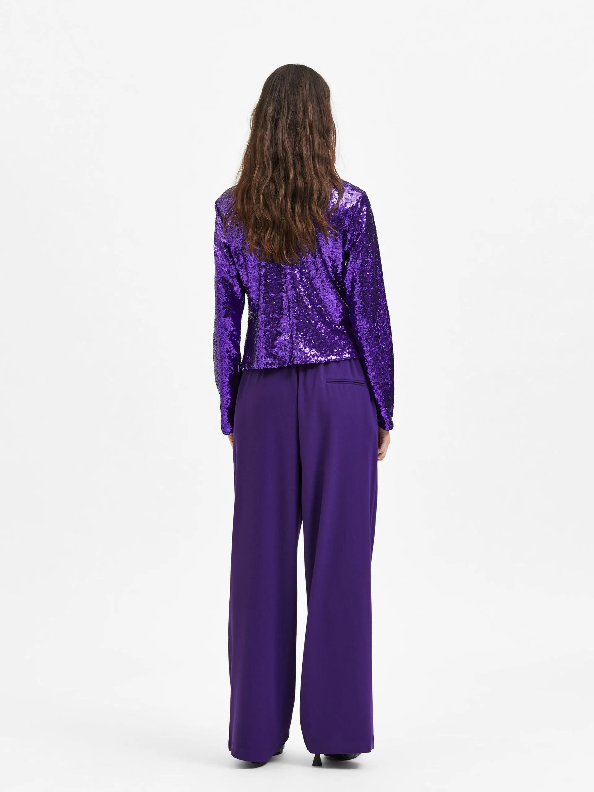 Relaxed Trousers in Acai