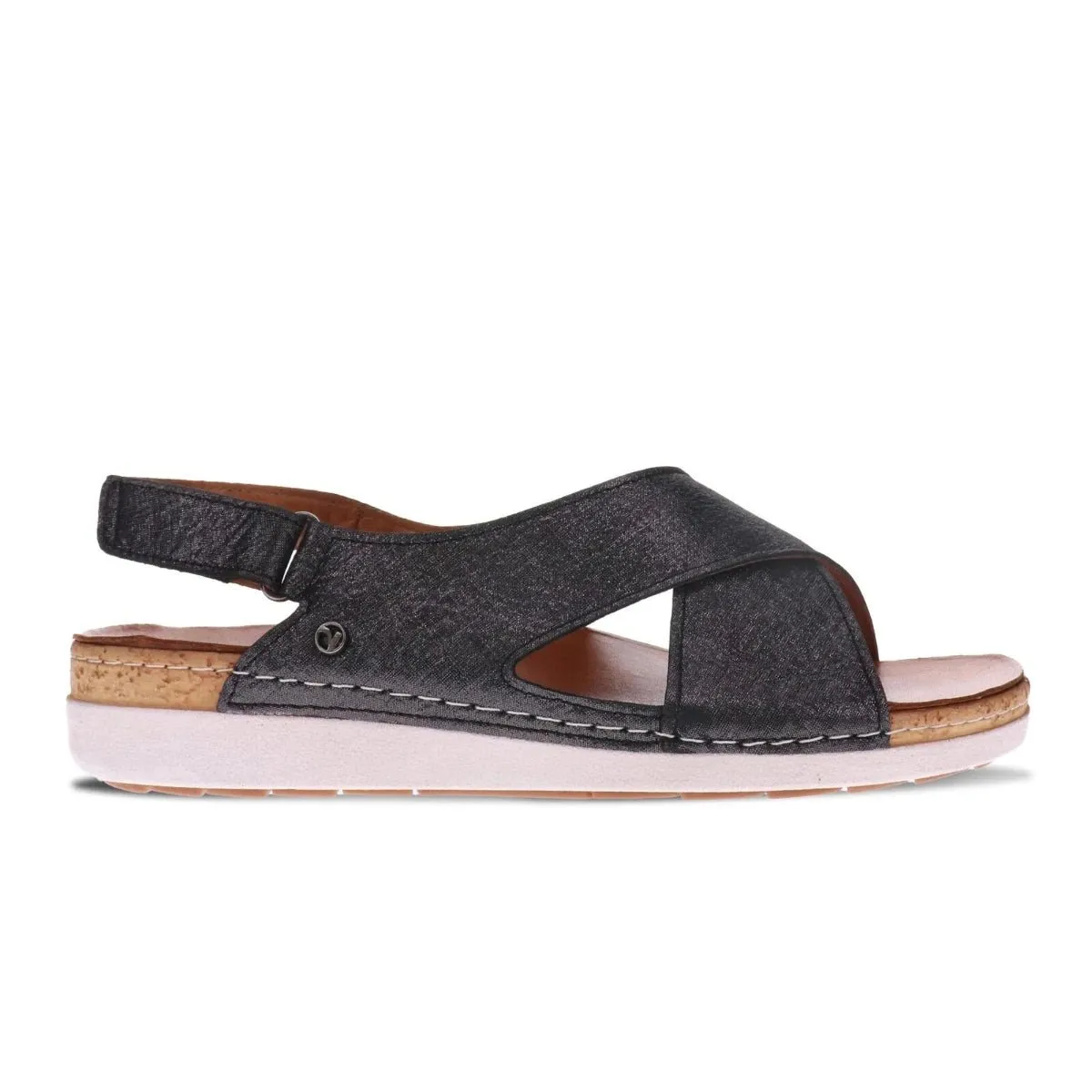 Revere Cottesloe Women's Back Strap Sandals In Black