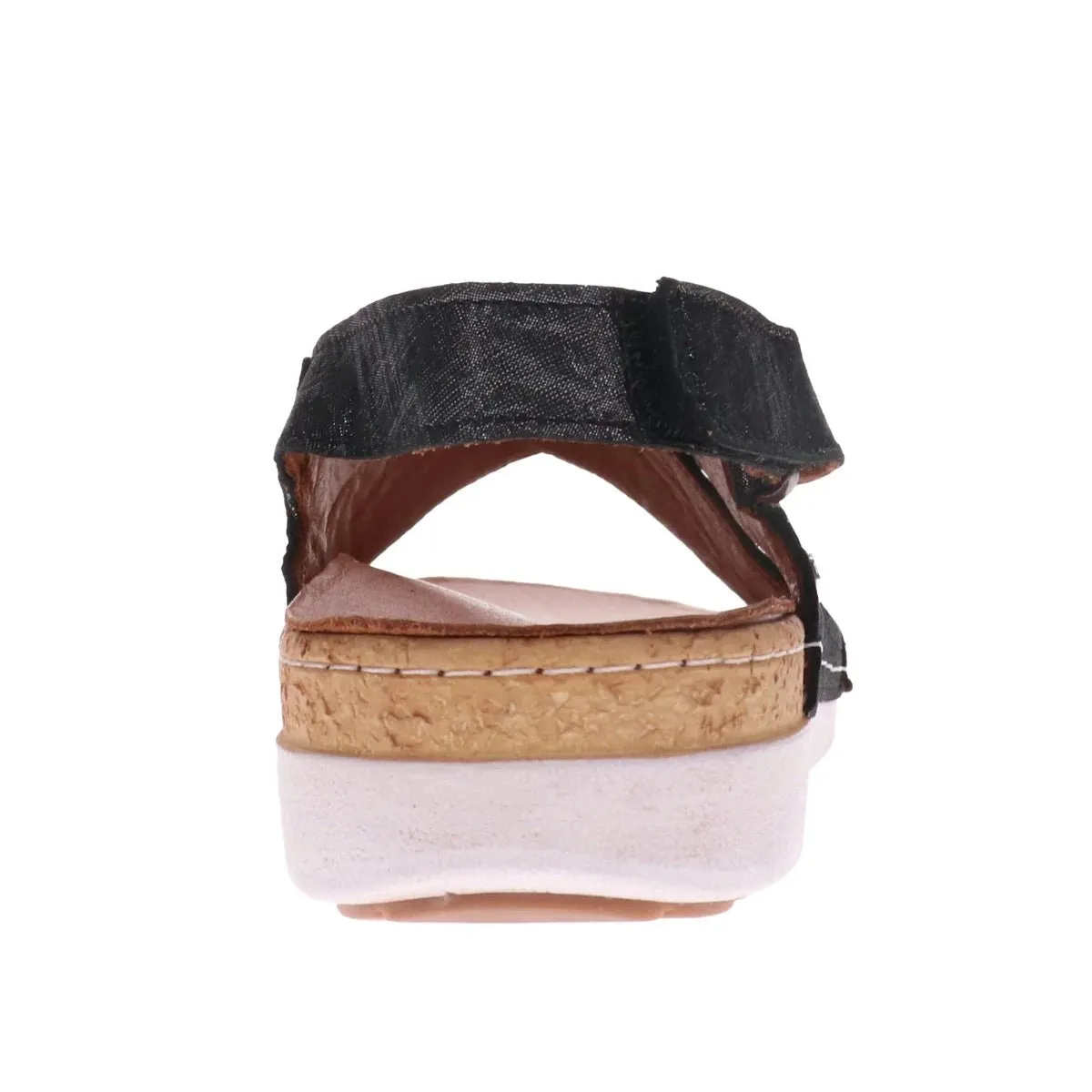 Revere Cottesloe Women's Back Strap Sandals In Black