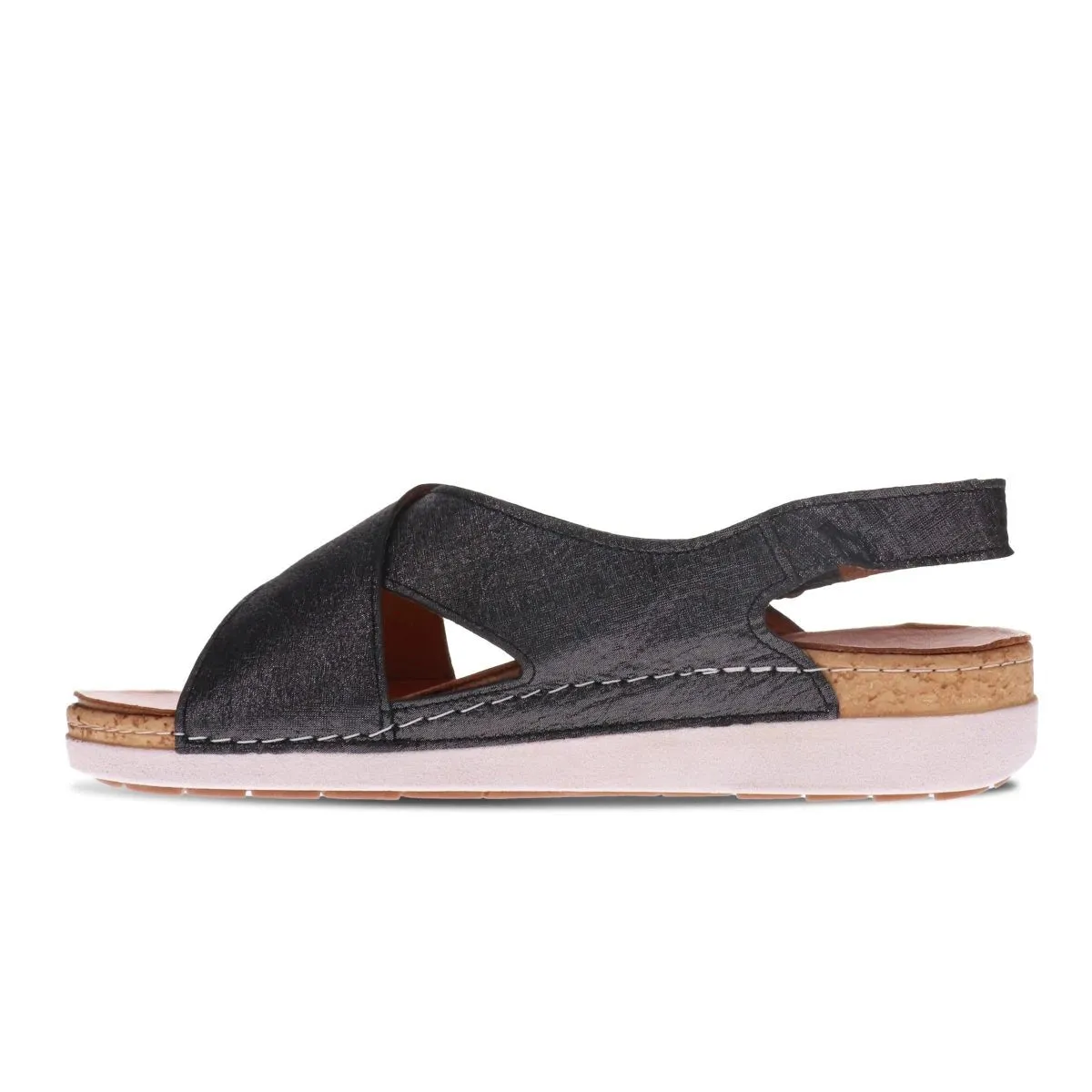 Revere Cottesloe Women's Back Strap Sandals In Black