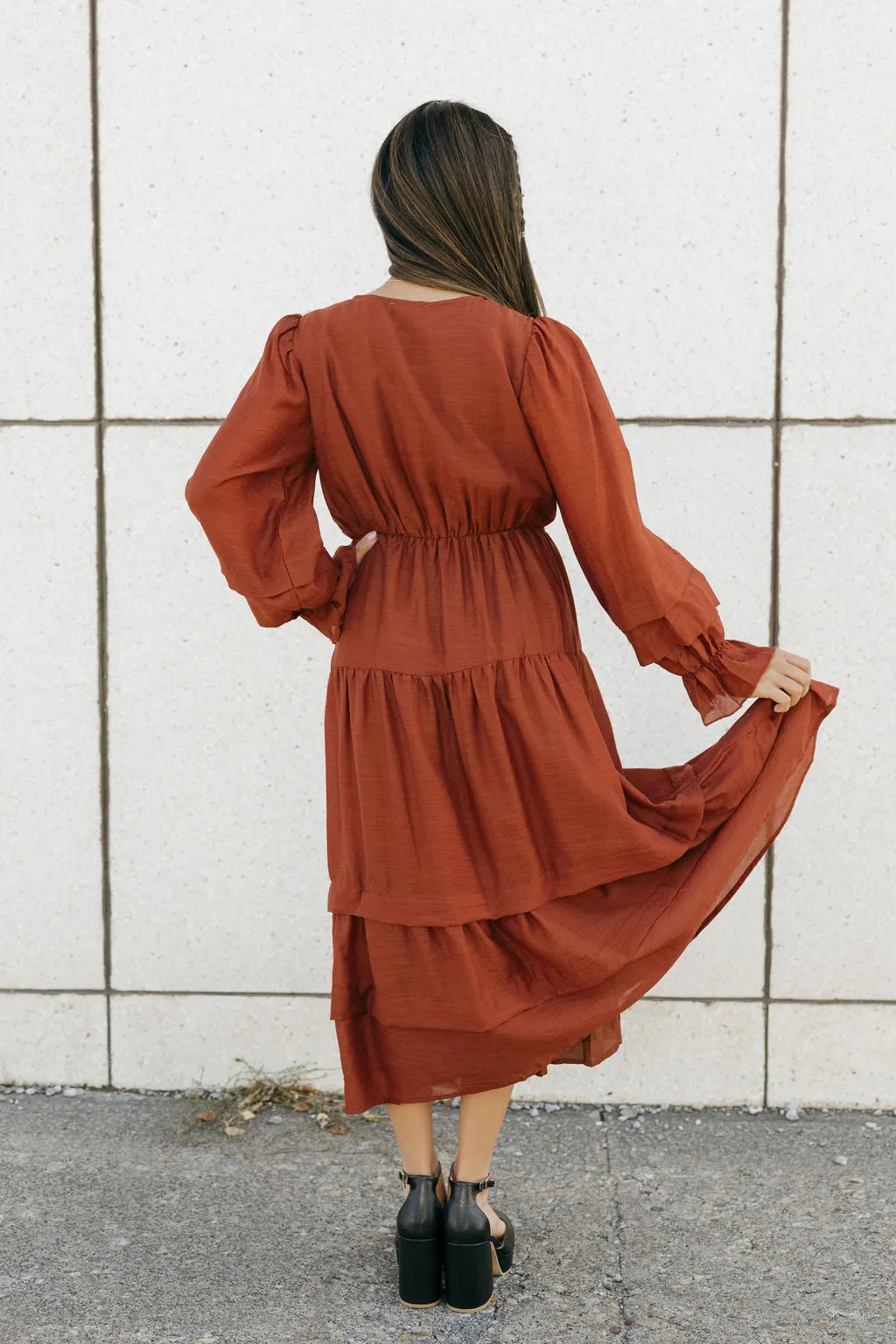 Shaylyn Dress-Terracotta