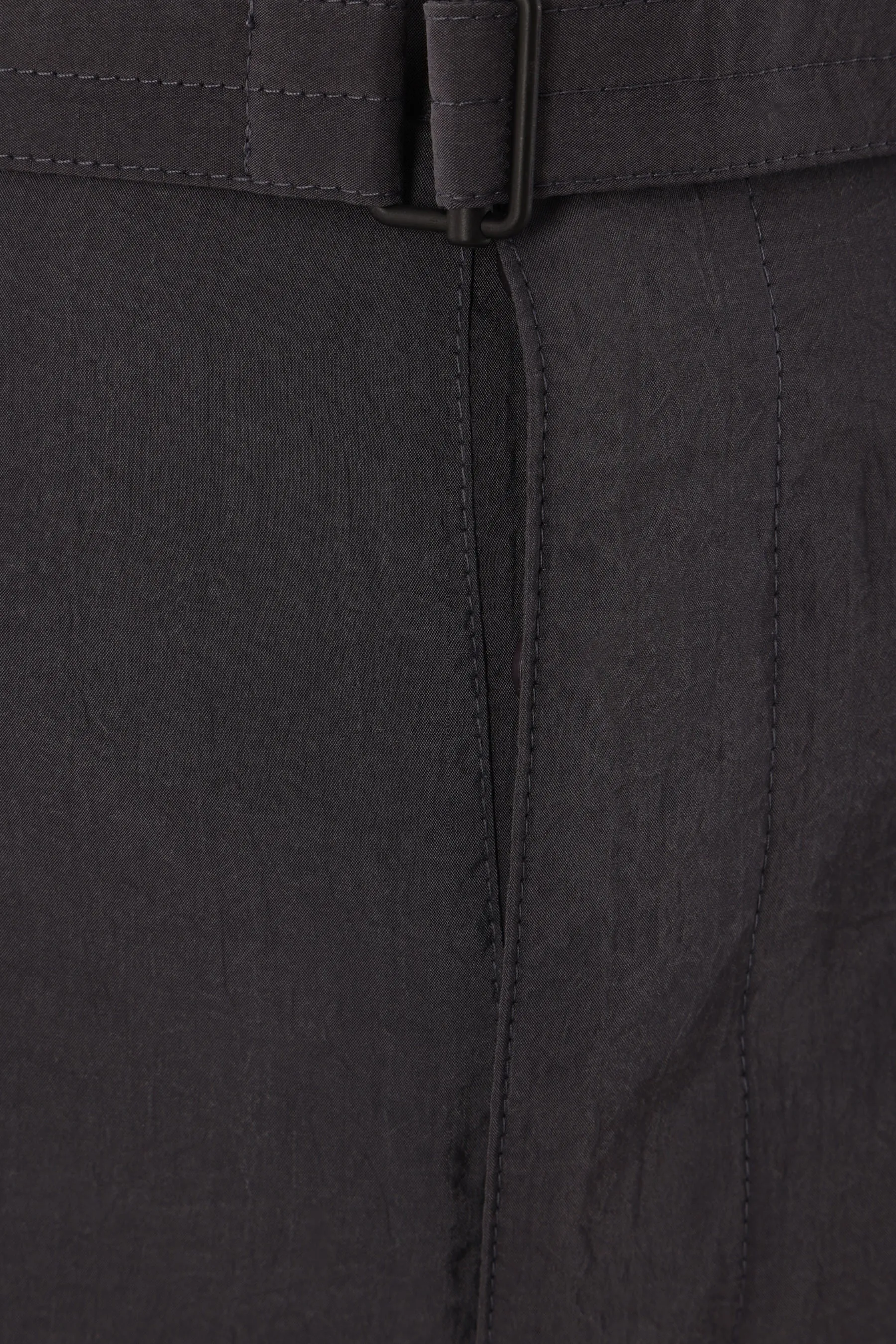 silk blend belted relaxed trousers