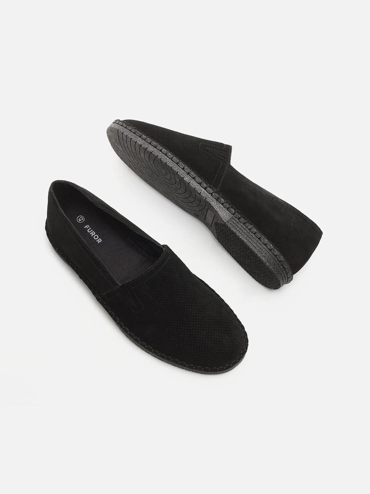 Suede Leather espadrilles Shoes - FAMS24-055