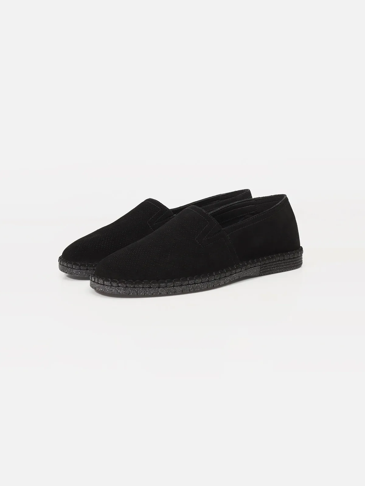 Suede Leather espadrilles Shoes - FAMS24-055