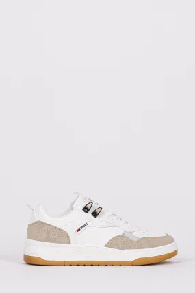 TEXTURED CONTRAST SNEAKERS