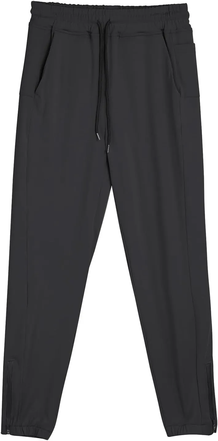 Trendy Pants for Men Summer Slim Leg Drawstring Elastic Waist Pockets Comfortable Soft Fit Elasticity Cute Trousers