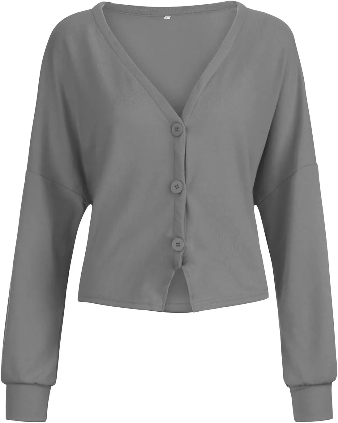 Women's Cardigan Sweaters 2025 V-Neck Button Cashmere Crop Tops Long Sleeve Knit Sweater Soft Warm Knitted Outwear