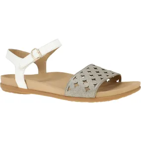 Women's Dansko Jodie Platino/White Leather
